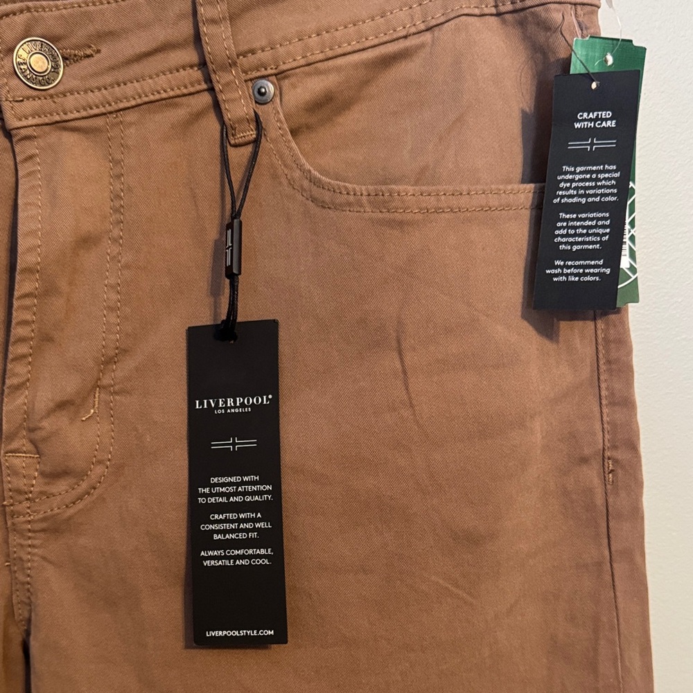 Liverpool Men's Tan Relaxed Jeans - Picture 3 of 7